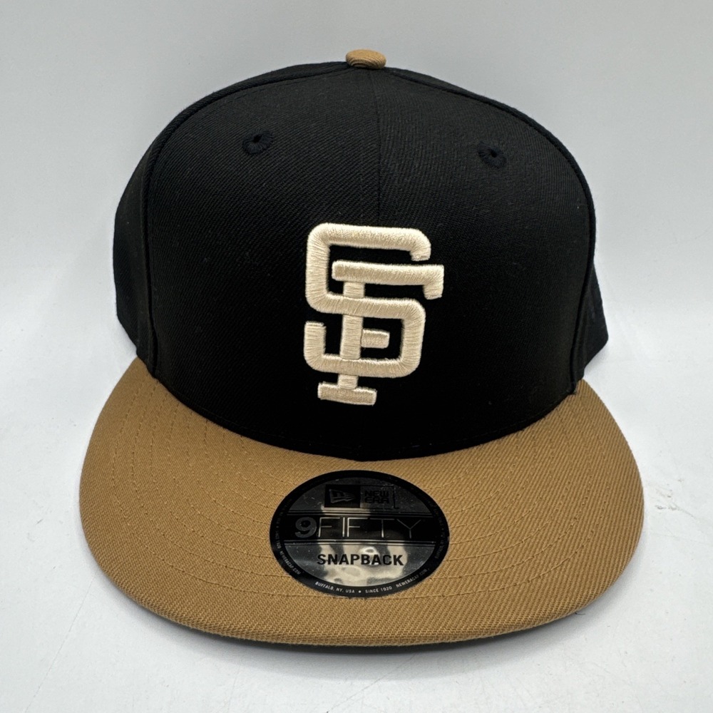 New Era San Francisco Giants 9FIFTY Adjustable Hat Brown Black MLB Baseball